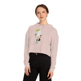 Sushi Boy Woman's Cropped Hooded Sweatshirt