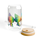 Snowcone Babies Sipper Glass, 16oz