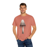 Inkcap Mushroom Man Unisex Garment-Dyed T-shirt