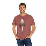 Inkcap Mushroom Man Unisex Garment-Dyed T-shirt
