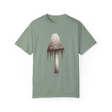 Inkcap Mushroom Man Unisex Garment-Dyed T-shirt
