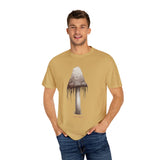 Inkcap Mushroom Man Unisex Garment-Dyed T-shirt