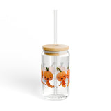 Sugar Pumpkin Fairy Sipper Glass, 16oz