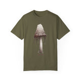 Inkcap Mushroom Man Unisex Garment-Dyed T-shirt