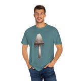 Inkcap Mushroom Man Unisex Garment-Dyed T-shirt