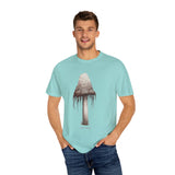 Inkcap Mushroom Man Unisex Garment-Dyed T-shirt