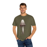 Inkcap Mushroom Man Unisex Garment-Dyed T-shirt