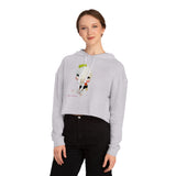 Sushi Boy Woman's Cropped Hooded Sweatshirt