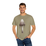 Inkcap Mushroom Man Unisex Garment-Dyed T-shirt