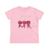 Cherry Fairy Women's Midweight Cotton Tee