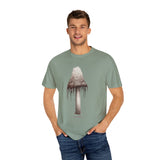 Inkcap Mushroom Man Unisex Garment-Dyed T-shirt