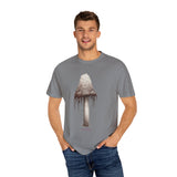 Inkcap Mushroom Man Unisex Garment-Dyed T-shirt