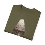 Inkcap Mushroom Man Unisex Garment-Dyed T-shirt