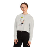 Sushi Boy Woman's Cropped Hooded Sweatshirt