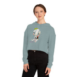 Sushi Boy Woman's Cropped Hooded Sweatshirt