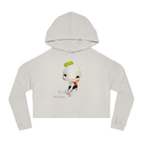 Sushi Boy Woman's Cropped Hooded Sweatshirt