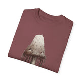 Inkcap Mushroom Man Unisex Garment-Dyed T-shirt