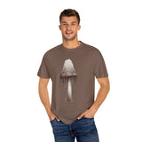 Inkcap Mushroom Man Unisex Garment-Dyed T-shirt