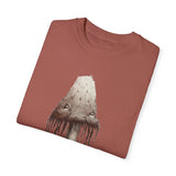 Inkcap Mushroom Man Unisex Garment-Dyed T-shirt