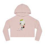 Sushi Boy Woman's Cropped Hooded Sweatshirt